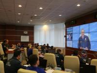 Исследовательская группа института участвует в тренировке по ГО