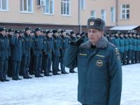 На построении вручены дипломы за победу в турнире по гиревому спорту