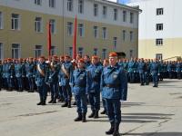 Личный состав на генеральной ночной репетиции парада Победы