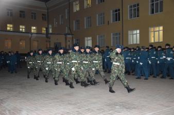 Торжественное построение в честь Дня спасателя Российской Федерации