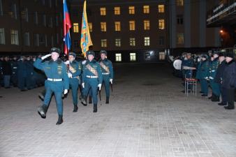 Торжественное построение в честь Дня спасателя Российской Федерации