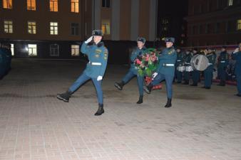 Торжественное построение в честь Дня спасателя Российской Федерации