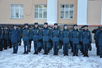 На построении вручены дипломы за победу в турнире по гиревому спорту