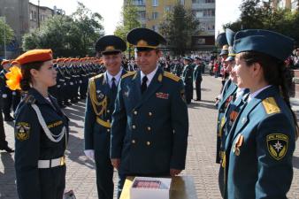 05.09.2015 Приведение к Присяге курсантов 1го курса и  ​Торжественная Клятва студентов 1-го курса