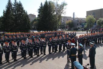 05.09.2015 Приведение к Присяге курсантов 1го курса и  ​Торжественная Клятва студентов 1-го курса