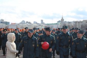 Курсанты прошли Крестным ходом и развернули полевую кухню