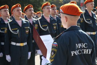 05.09.2015 Приведение к Присяге курсантов 1го курса и  ​Торжественная Клятва студентов 1-го курса