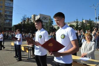 02.09.2017 Приведение к Присяге курсантов и Клятва студентов 1 курса набора 2017 года