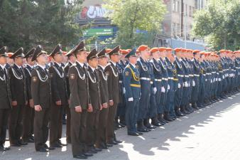 05.09.2015 Приведение к Присяге курсантов 1го курса и  ​Торжественная Клятва студентов 1-го курса