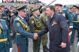 09.05.2015 Участие личного состава в параде войск в ознаменование 70-летия победы в Великой отечественной войне