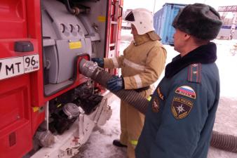 Профессиональную переподготовку прошли водители-пожарные