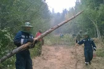 Участие личного состава аэромобильной группировки института  ​в ликвидации ЧС в Республике Бурятия