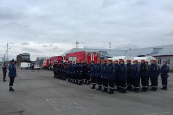 Третий этап командно-штабной тренировки: борьба с природными пожарами