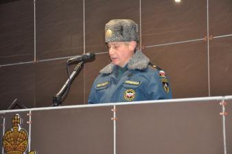 27.12.2016 Построение по случаю Дня спасателя Российской Федерации