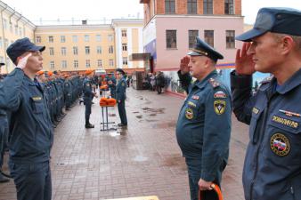 31.08.2015 Вручение оранжевого берета курсантам 1-го курса