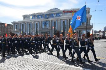 Интервью участника парада Победы в Екатеринбурге