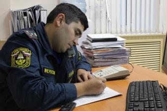 Исследовательская группа института участвует в тренировке по ГО