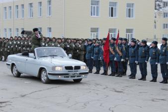 Гарнизонная тренировка к параду Победы