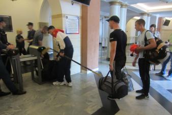 Прибытие курсантов 1 курса в институт