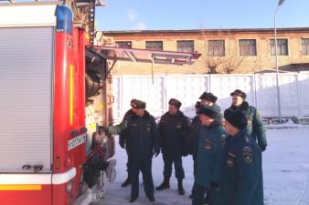 Профессиональную переподготовку прошли водители-пожарные