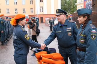 31.08.2015 Вручение оранжевого берета курсантам 1-го курса