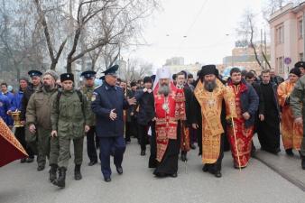 Участие в крестном ходе в честь Светлого Христова Воскресения