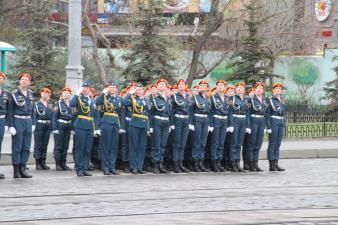 09.05.2015 Участие личного состава в параде войск в ознаменование 70-летия победы в Великой отечественной войне