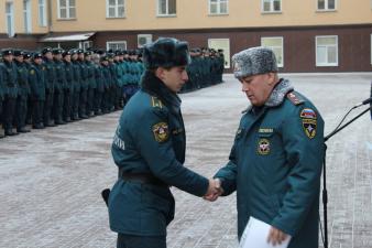На построении чествовали призеров
