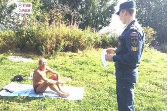«Вода – безопасная территория»: озеро Шарташ патрулируют курсанты