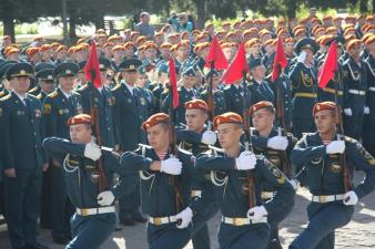 На площади Российской армии состоялось принятие присяги