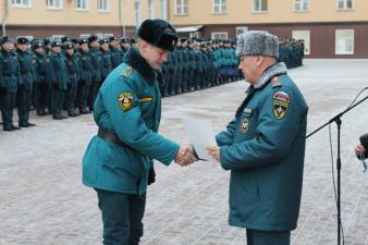 На построении чествовали призеров