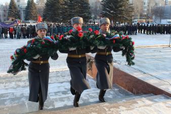 У «Черного тюльпана» курсанты почтили память погибших воинов-афганцев