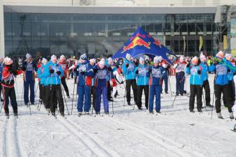 18.02.2017 Участие личного состава в "Лыжне России-2017"