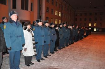 27.12.2016 Построение по случаю Дня спасателя Российской Федерации