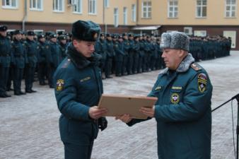 На построении чествовали призеров
