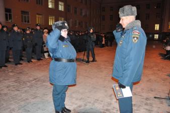 27.12.2016 Построение по случаю Дня спасателя Российской Федерации