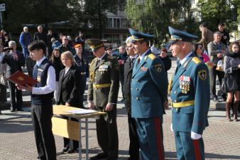 05.09.2015 Приведение к Присяге курсантов 1го курса и  ​Торжественная Клятва студентов 1-го курса