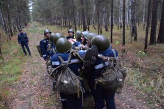 Отработка вводных во время марш-броска