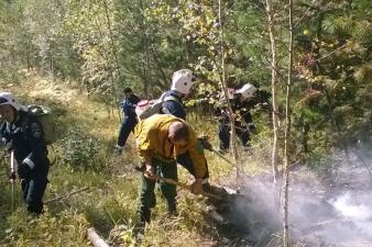 Участие личного состава аэромобильной группировки института  ​в ликвидации ЧС в Республике Бурятия