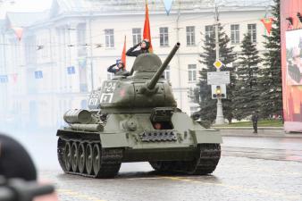 09.05.2015 Участие личного состава в параде войск в ознаменование 70-летия победы в Великой отечественной войне