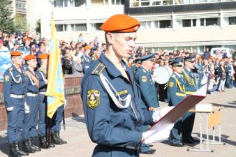 05.09.2015 Приведение к Присяге курсантов 1го курса и  ​Торжественная Клятва студентов 1-го курса