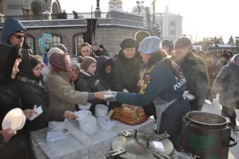 Курсанты приняли участие в праздничном крестном ходе