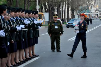 Генеральная репетиция Парада Победы