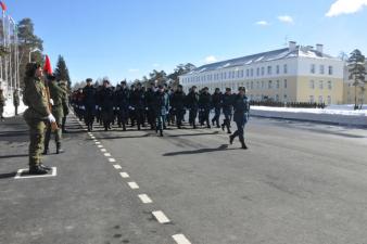 Дан старт гарнизонным тренировкам парада Победы