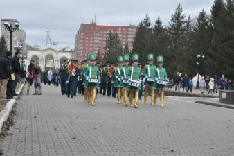 День пожарной охраны России в городском парке с участием коллектива института