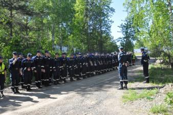 Комбинированный марш в учебно-тренировочный центр