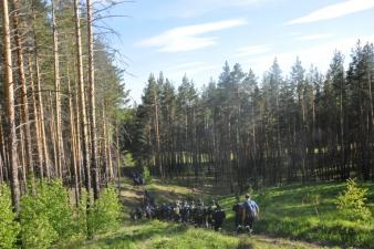 Комбинированный марш в учебно-тренировочный центр