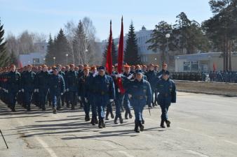 Отмечены слаженные действия парадного батальона