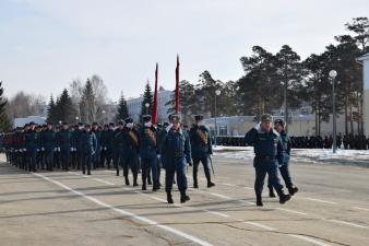 Первая гарнизонная тренировка парада Победы