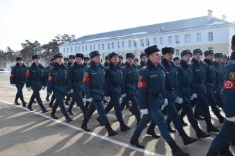 Первая гарнизонная тренировка парада Победы